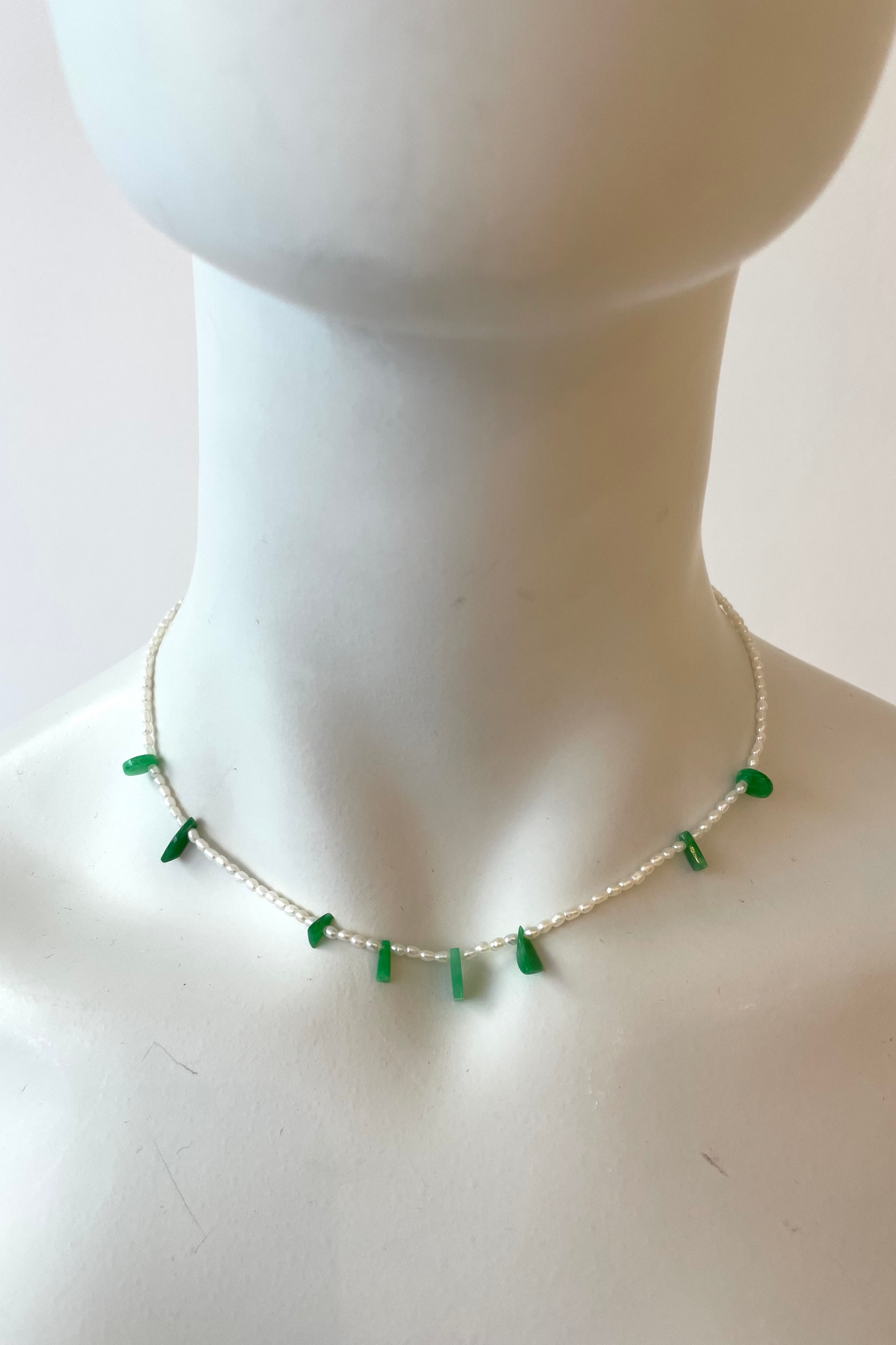 ISEIN - Necklace, Jadeite Pearls, small