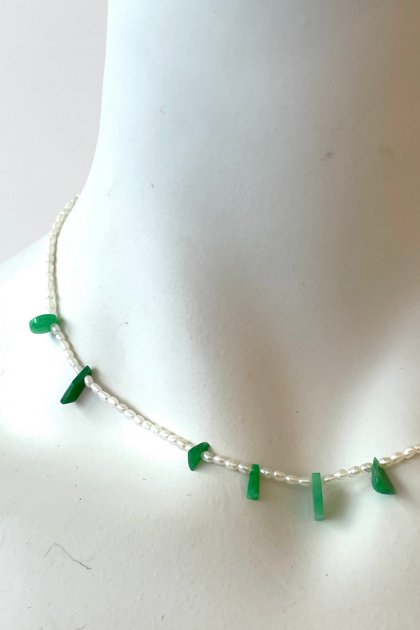 ISEIN - Necklace, Jadeite Pearls, small