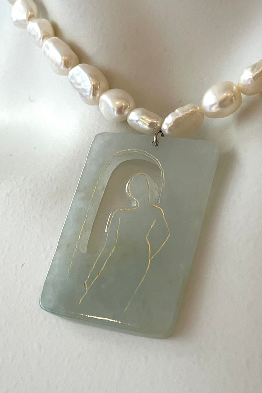 ISEIN - Necklace, A Woman And A Door