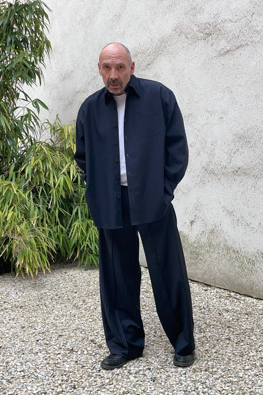 STUDIO SCHMITD - NARCISSUS SHIRT - navy