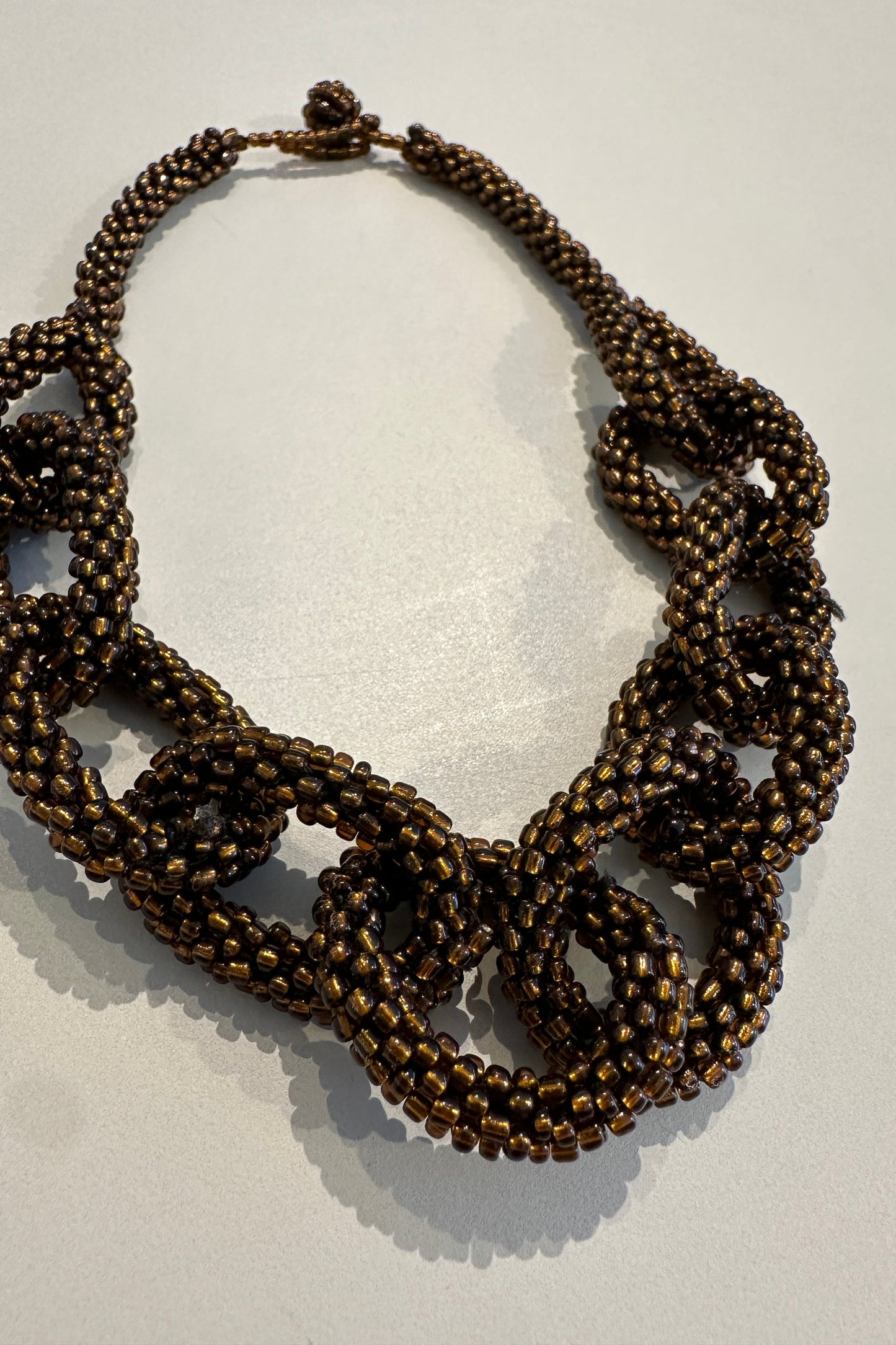 AMIKE - Chain Necklace, brown