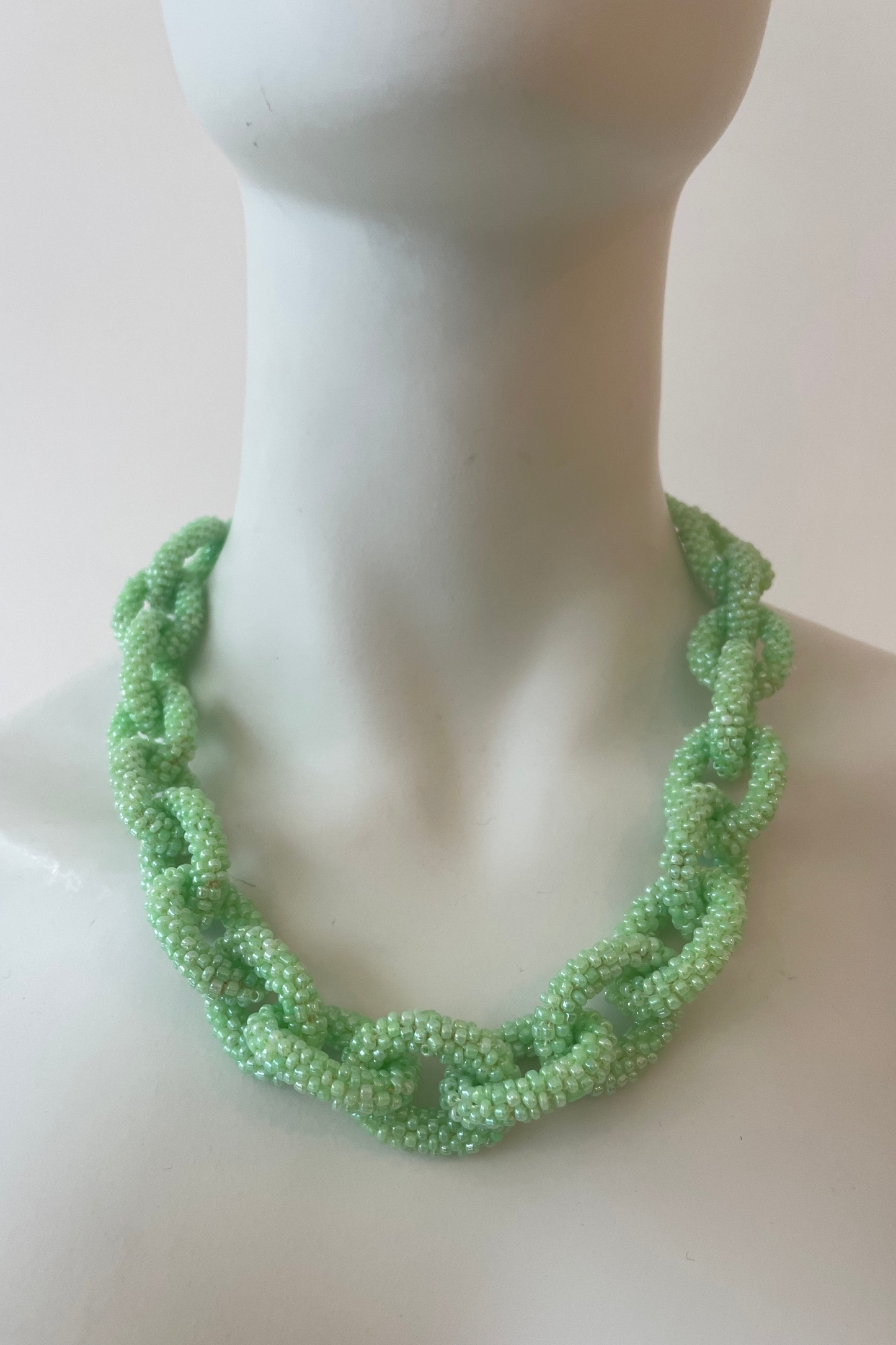 AMIKE - Chain Necklace, green