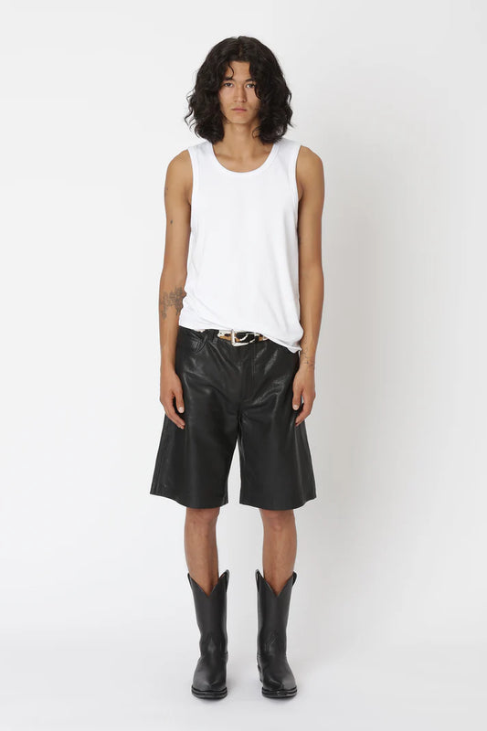 WON HUNDRED - Kayce Leather Shorts