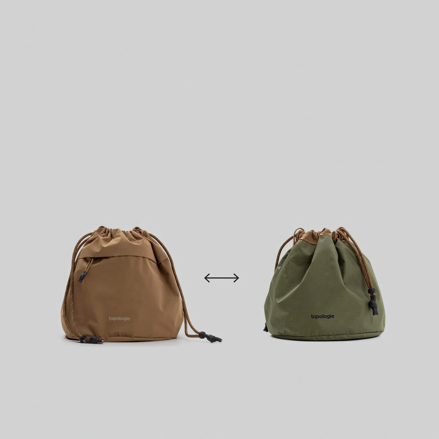 TOPOLOGIE - Reversible Bucket Bag - copper