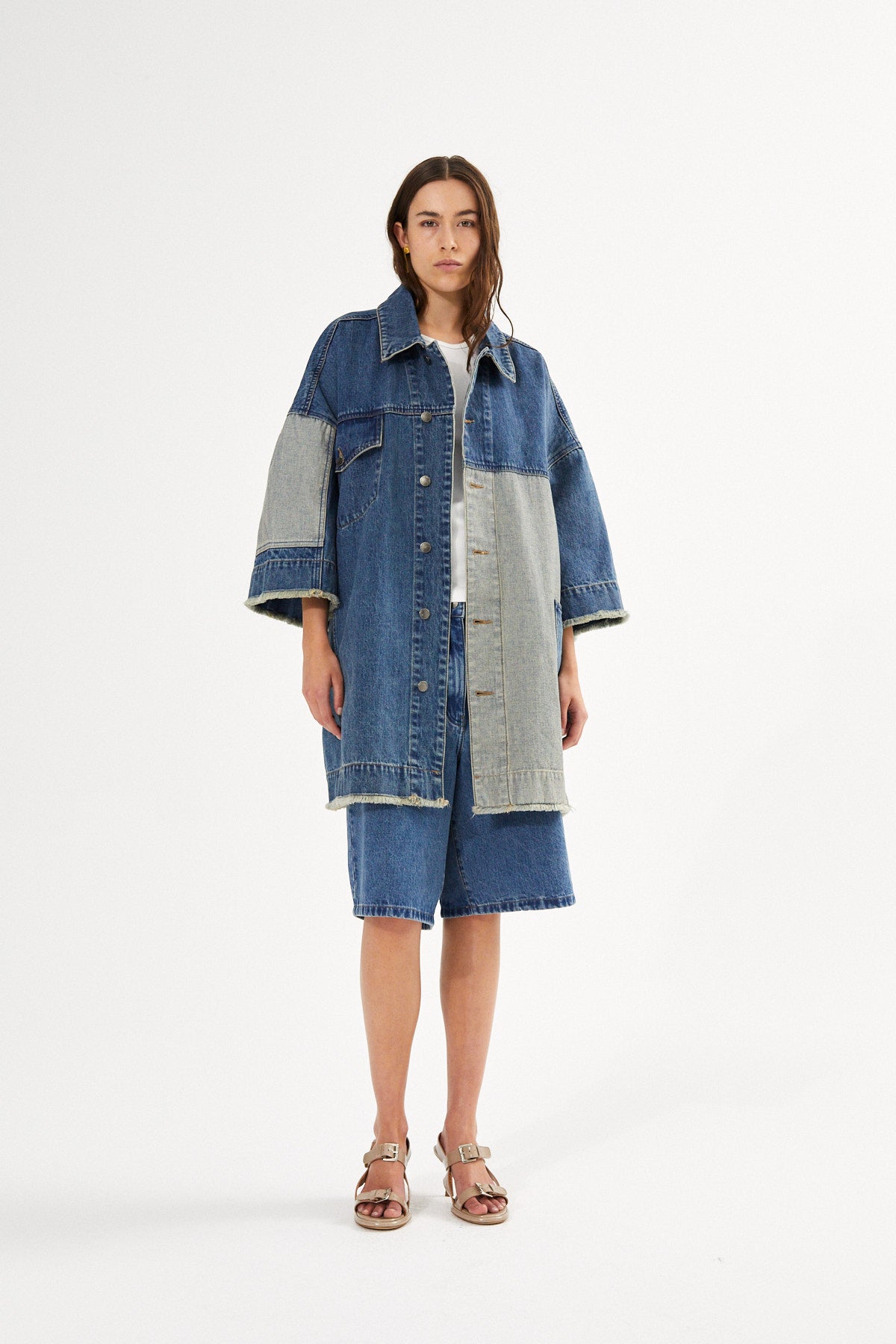 RABENS SALONER - Oya - Denim Kimono Jacket