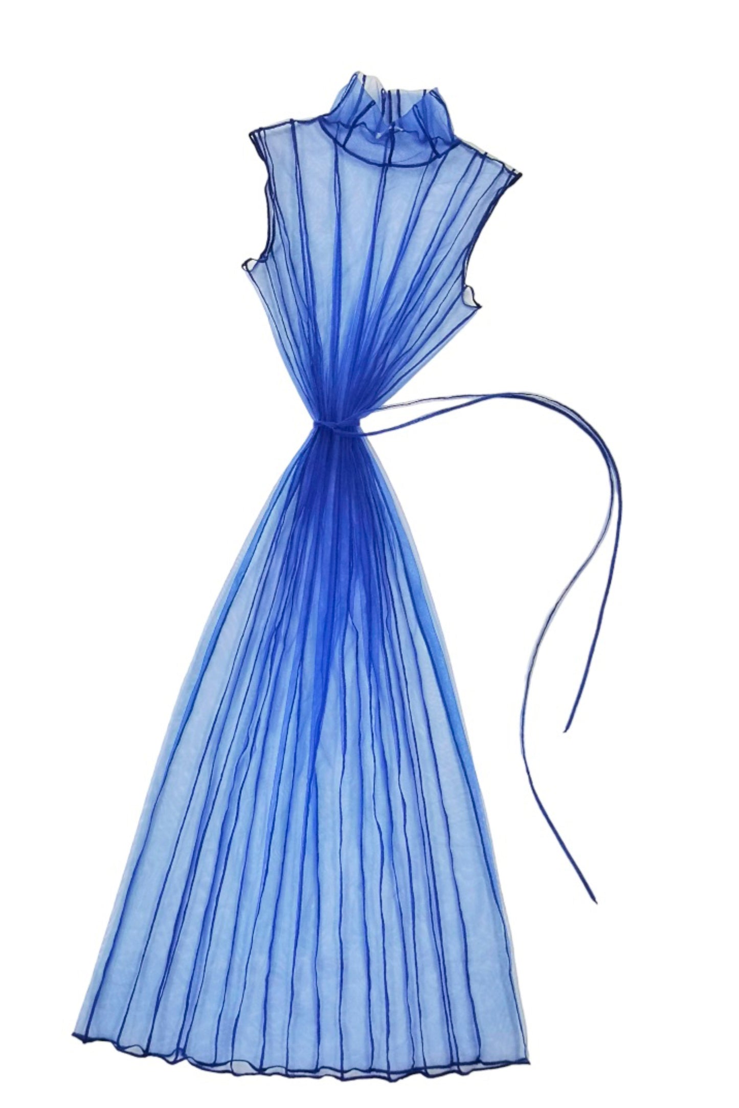 AMBRA FIORENZA - Tulle Dress - blue