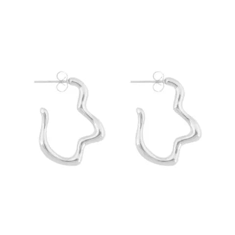 BANDHU - Dent Earrings, thin