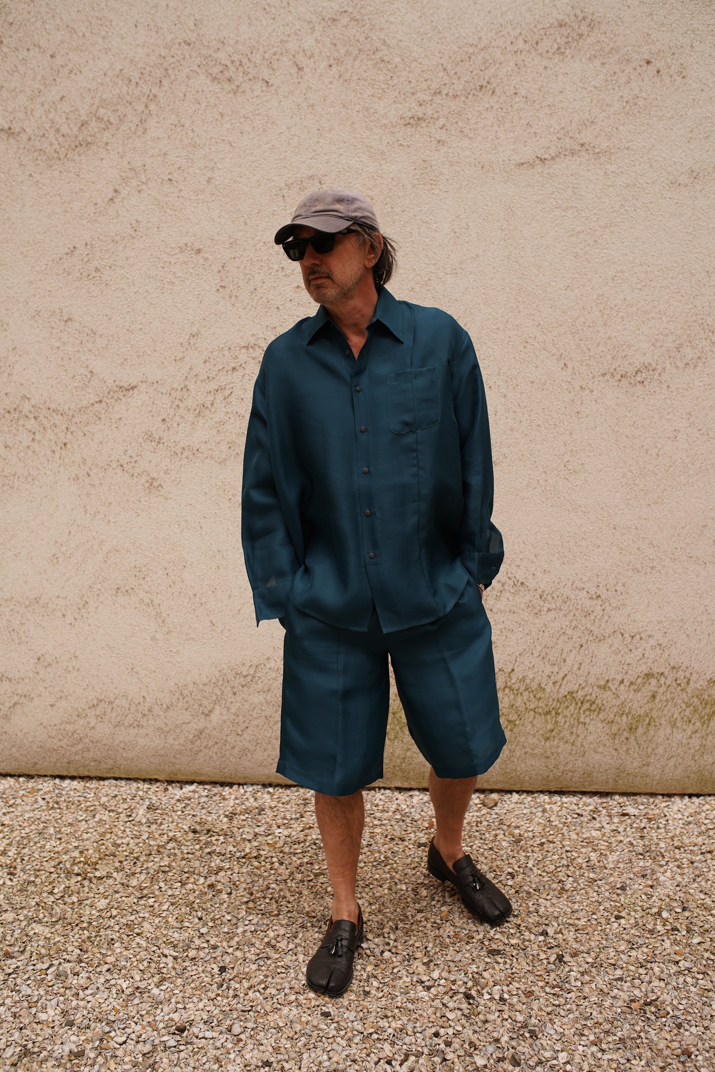 STUDIO SCHMITD - ECHO Shorts - petrol