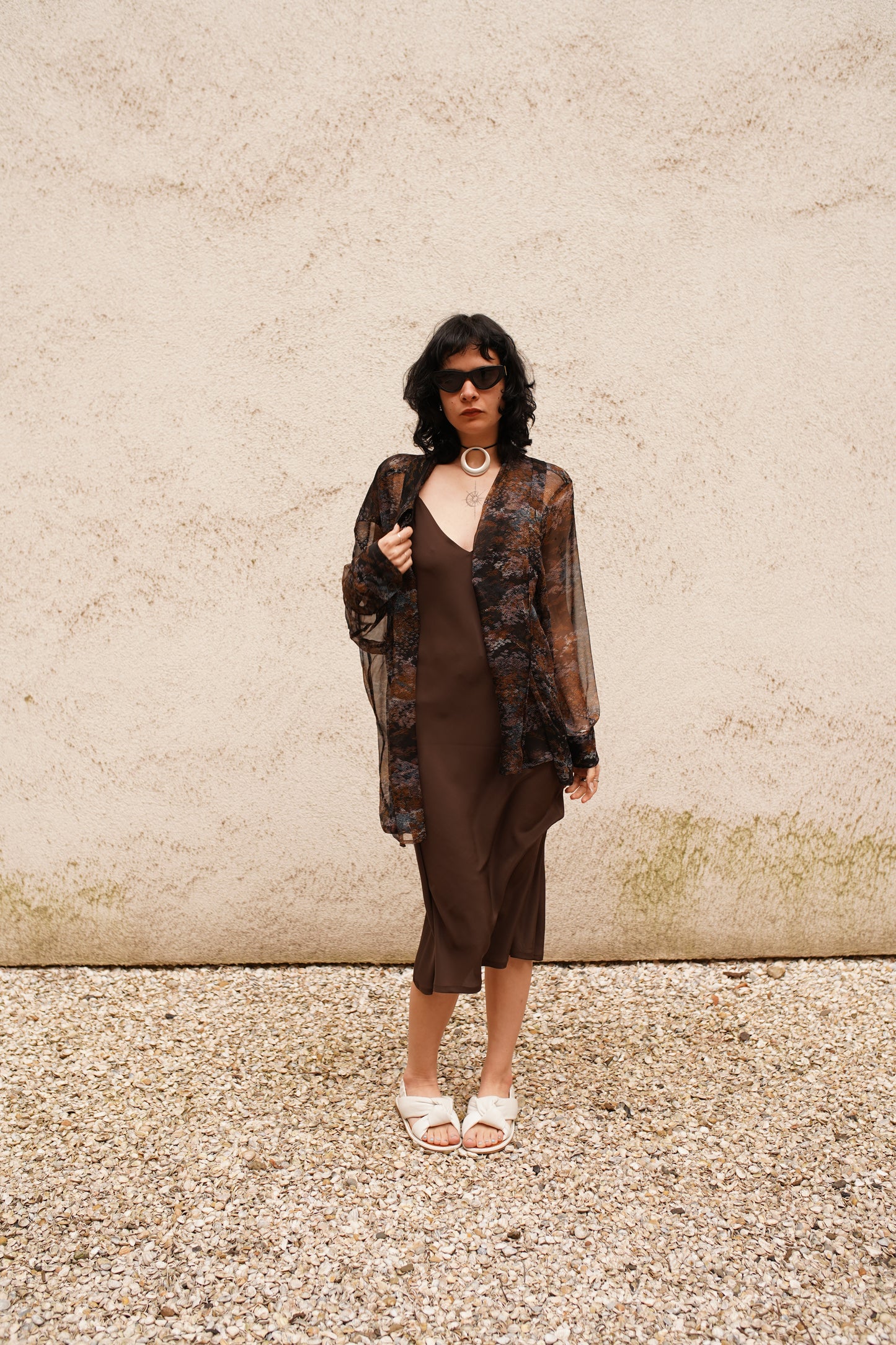 STUDIO SCHMITD- NARCISSUS SHIRT - Flower Chiffon