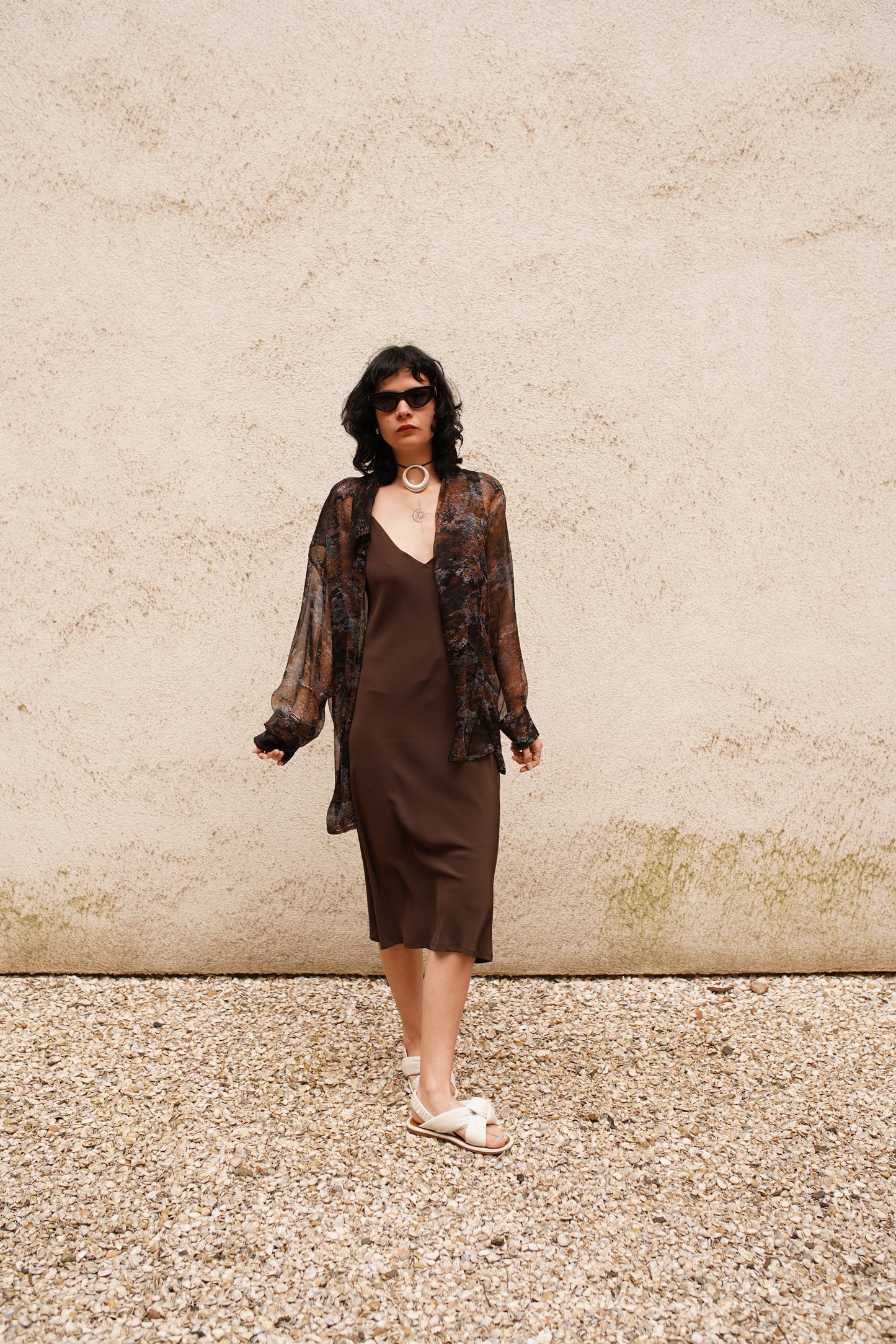 STUDIO SCHMITD- NARCISSUS SHIRT - Flower Chiffon