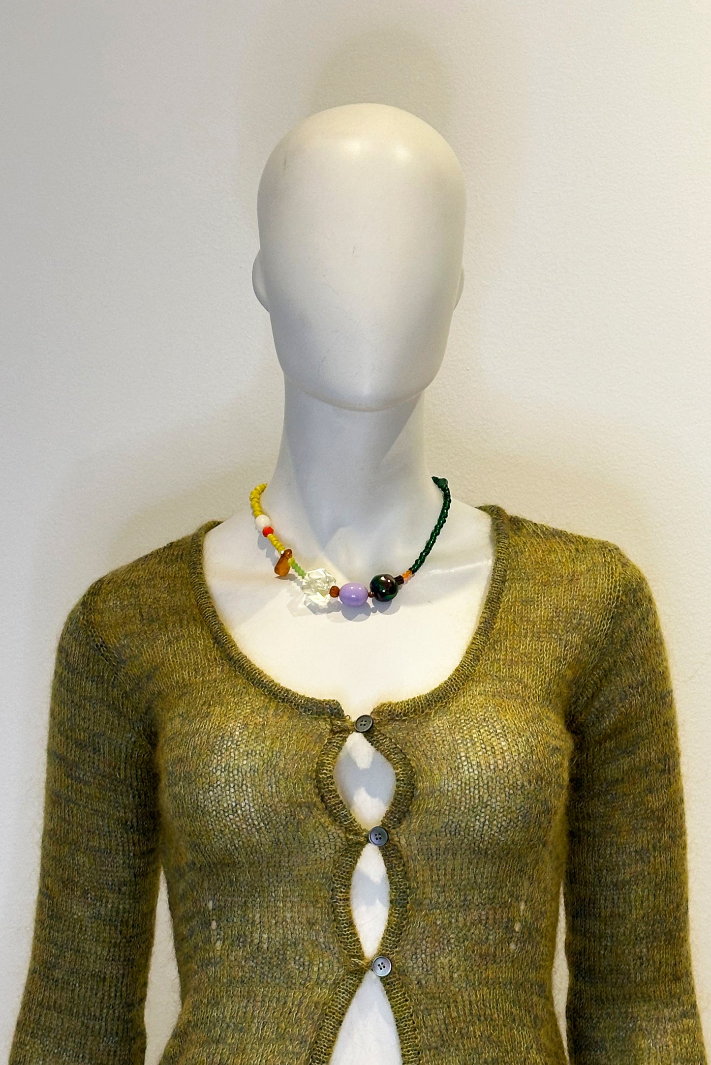 STARSTYLING - Necklace No 2 - green/yellow