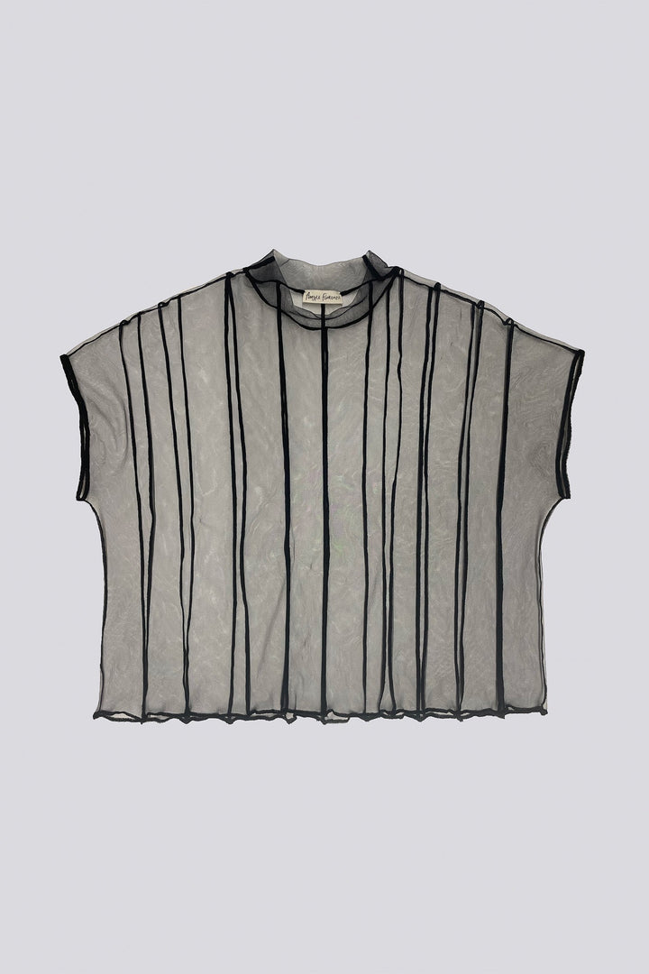 AMBRA FIORENZA - Dusk Top Black main image 1